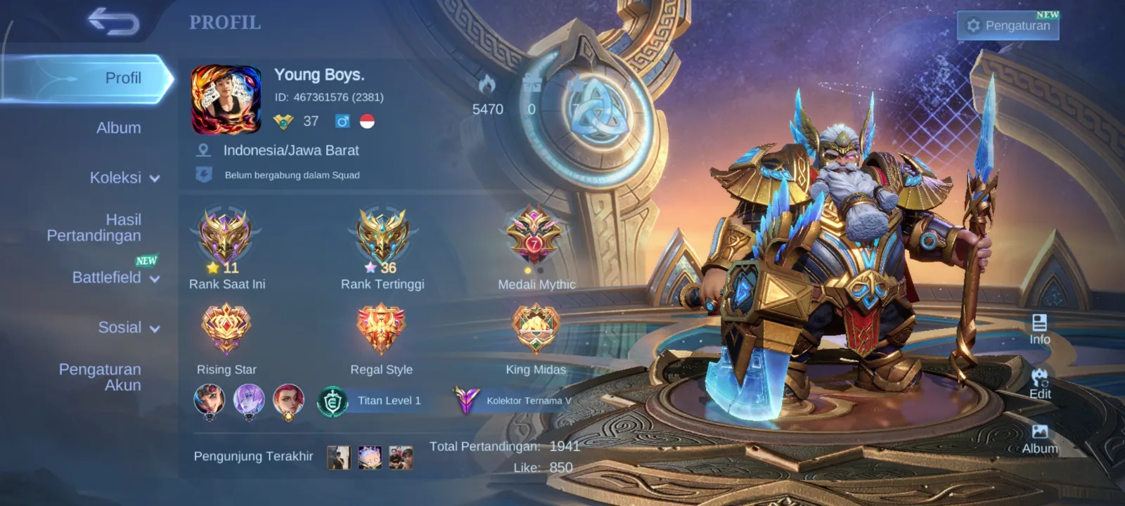 MLBB 185 Skin | Kolektor Ternama V | Ducati | Premium Skin | Rank 36โ