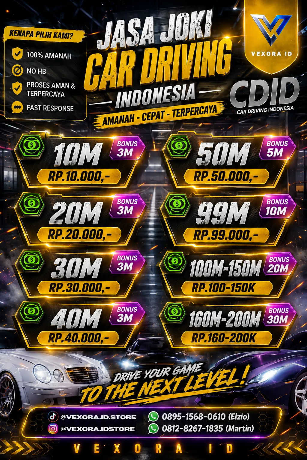 Jasa Joki Car Driving Indonesia (CDID)